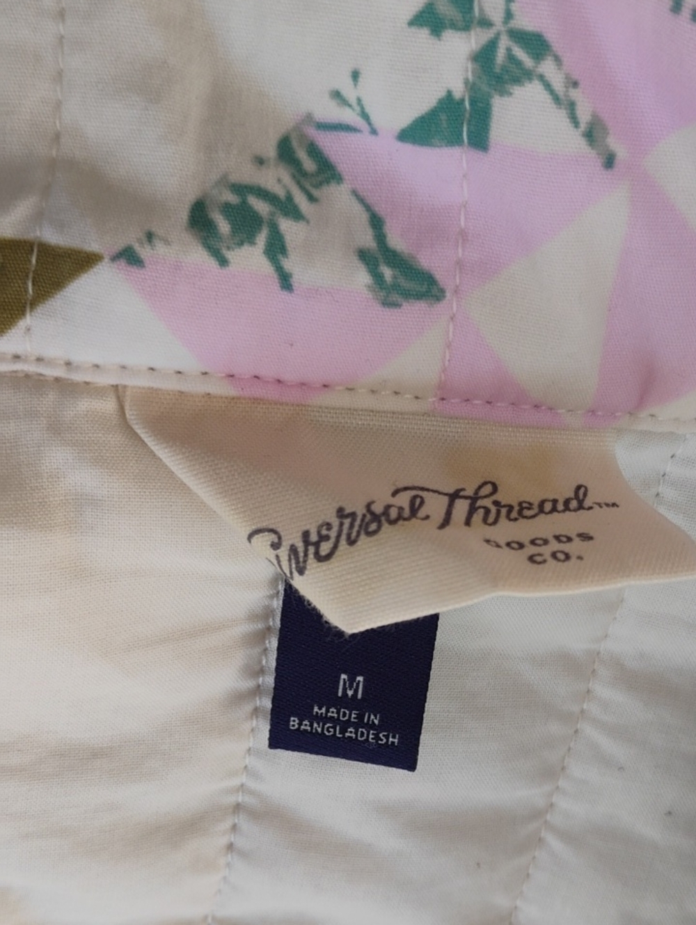 Universal Thread Geometric Patterned Quilted Jacket - Picture 3 of 5